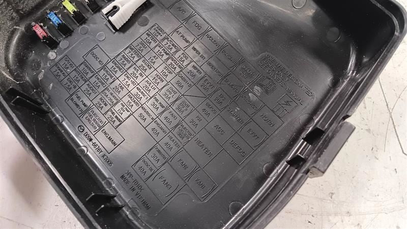 Mazda CX-3 Fuse Box Cover 2019 2020 2021 2022 OEM