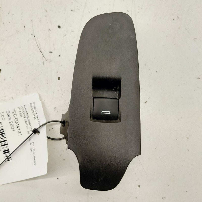 Buick Encore GX Power Window Switch Right Passenger Front  2020 2021 2