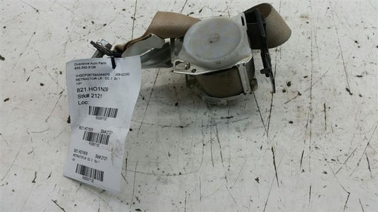 Honda Accord Seat Belt Strap Retractor Left Rear Back  2008 2009 2010