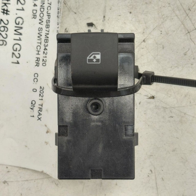 Chevy Trax Power Window Switch Right Passenger Rear  2022 2021