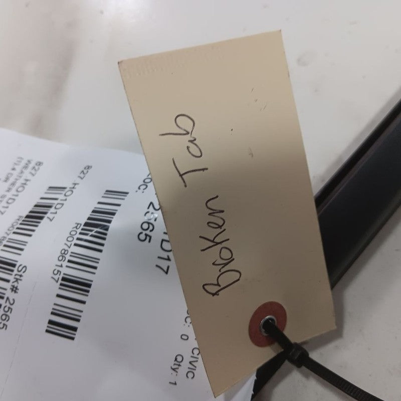 Honda Civic Door Glass Window Weather Strip Trim Front Left Driver 2016 2017 201