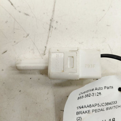 Nissan Maxima Brake Pedal Switch  2018 2017 2016 OEM