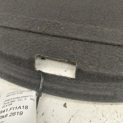 2018 Fiat 500 X Model Trunk Floor Mat