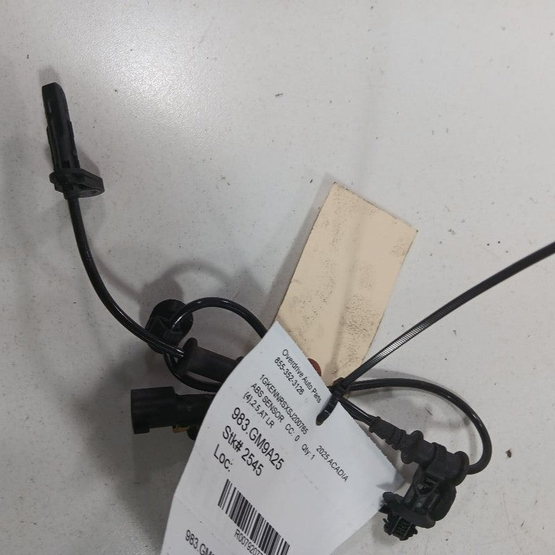 2025 GMC Acadia ABS Wheel Sensor Wire Wiring Harness Plug 