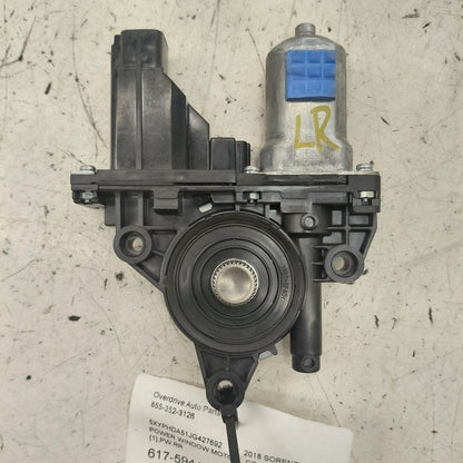 Left Rear Power Window Motor Thru 06/03/18 Fits 16-19 Kia Sorento