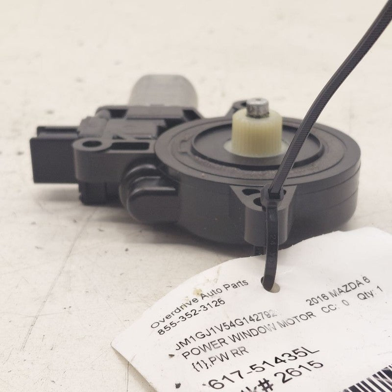 Left Rear Power Window Motor Fits 09-21 Mazda 6
