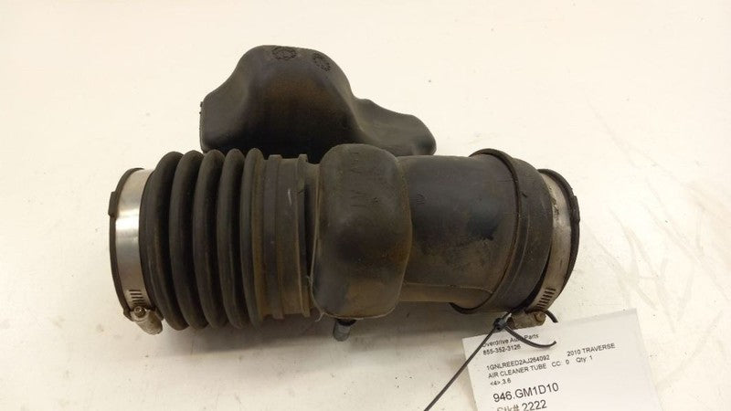 Chevy Traverse Air Cleaner Tube Intake Hose 2010 