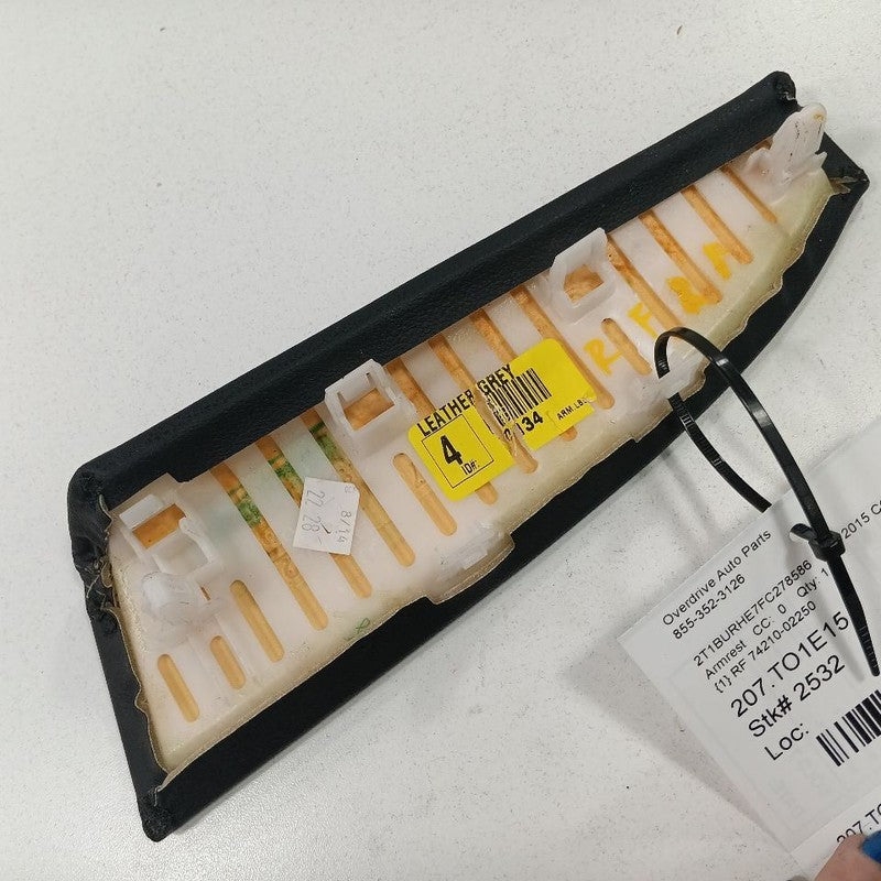 Toyota Corolla Passenger Right Front Door Arm Rest {74210-02250} 2016 2015 2014