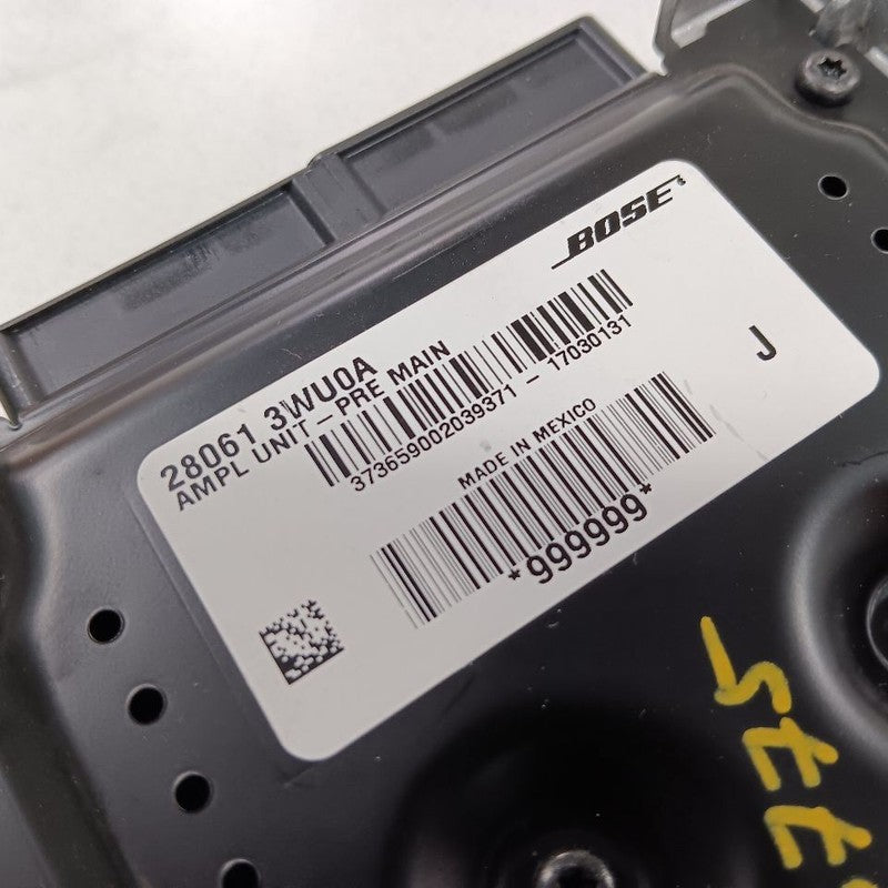 280613WU0A Audio Equipment Radio Amplifier Premium Package Fits 16-17 INFINITI QX50