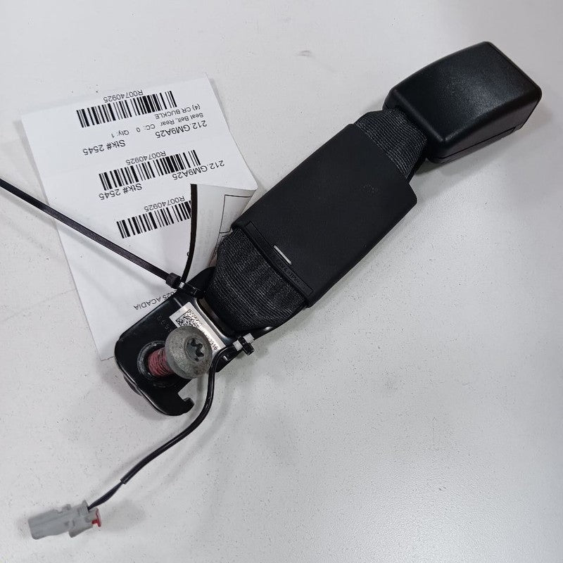 2025 GMC Acadia Center Rear Back Seat Belt Buckle Latch OEM