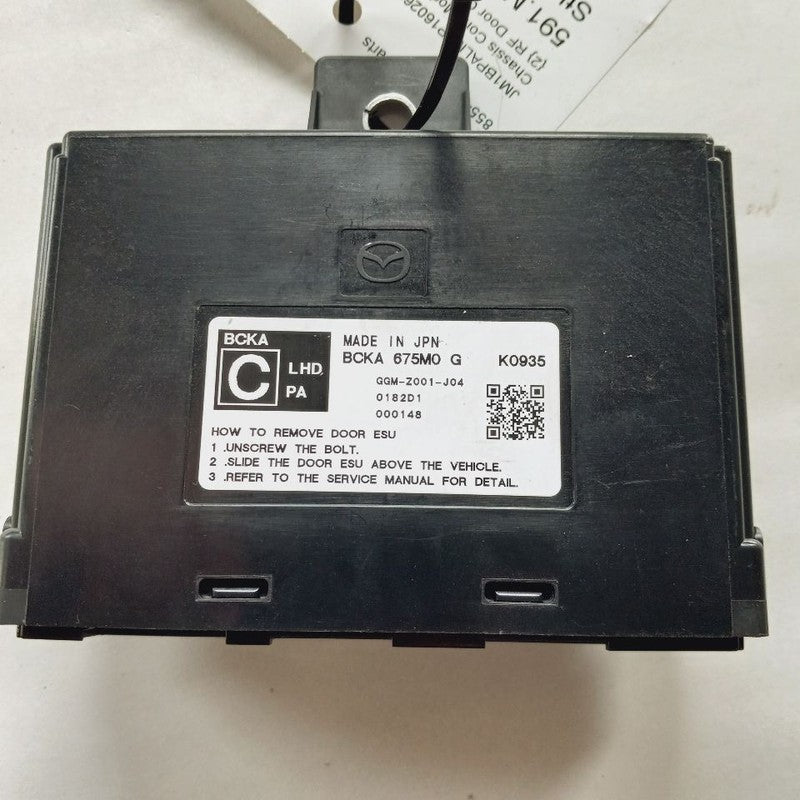 Mazda 3 Passenger Right Front Door Control Module {BCKA675M0G} 2023 20