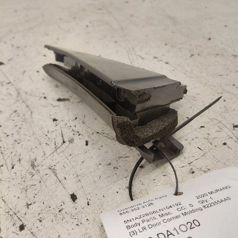 Nissan Murano Left Rear Door Corner Molding {822355AA0} 2020 2021 2022