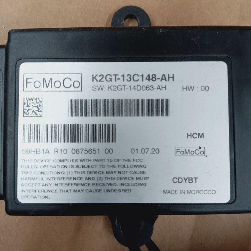 Ford Edge Headlamp Leveling Control Module {K2GT13C148AH} 2019 2020 20