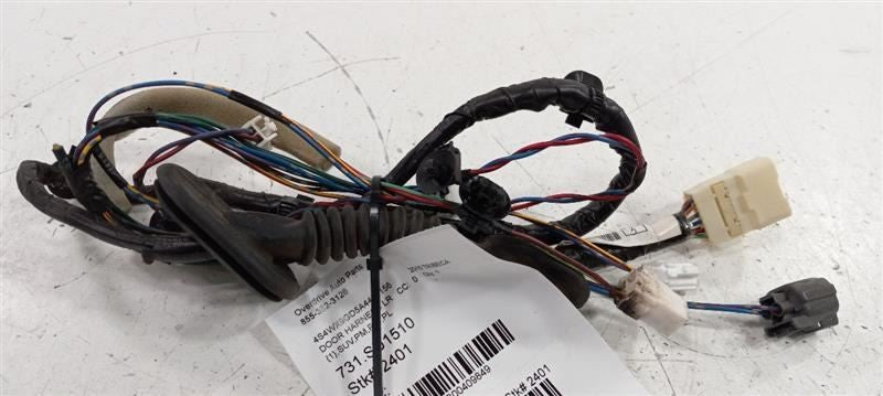 Subaru Tribeca Door Harness Wire Wiring Left Rear 2010 2011 2012 2013 