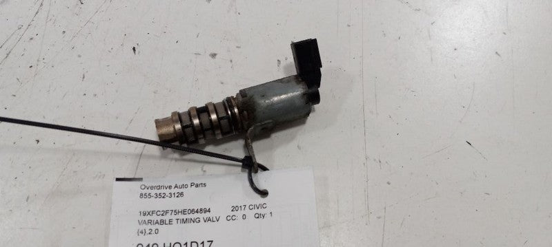 Honda Civic Variable Timing Gear Oil Control Valve Solenoid Cylinder Head 2017 
