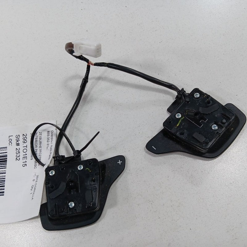Toyota Corolla Paddle Shifters 2016 2015 2014 OEM
