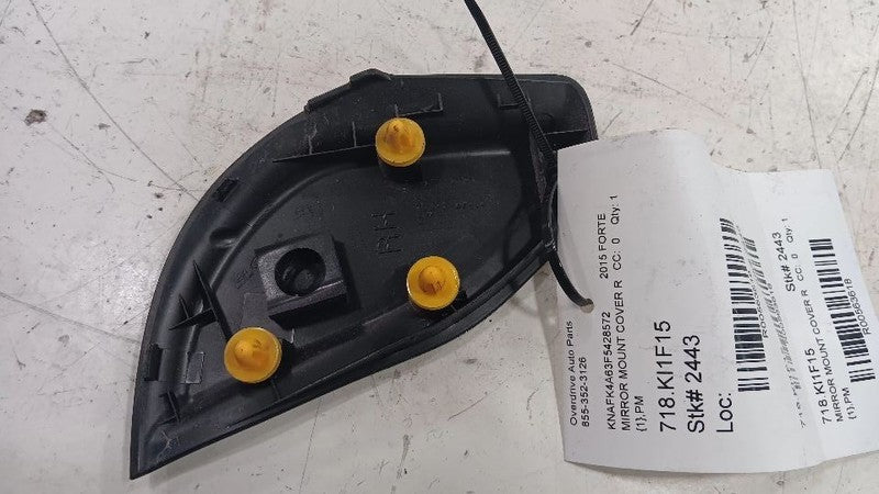Kia Forte Mirror Mount Cover Door Trim Right Passenger  2014 2015 2016 2017 2018