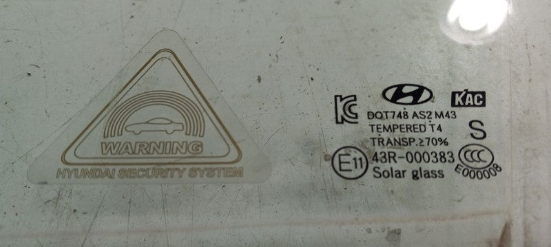 824102W020 Driver Left Front Door Glass Window LWB Fits 13-19 SANTA FE