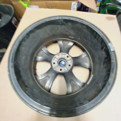 Wheel Rim 18x7 5 Spoke Polished Face With Gray Pockets Fits 19 Jeep Ch