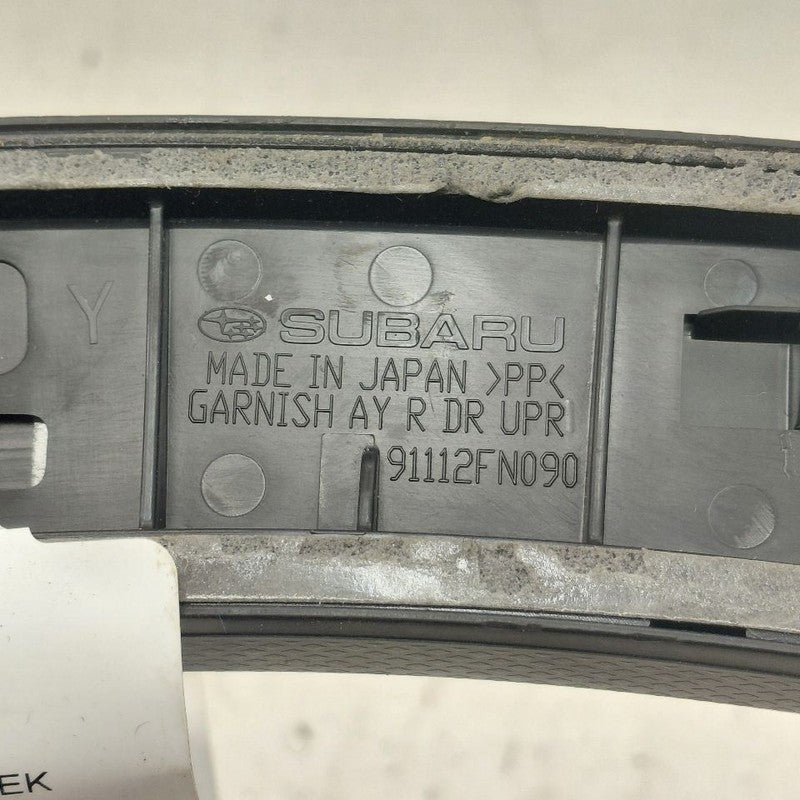Subaru XV Crosstrek Door Molding Trim Strip Left Driver Side Rear Back