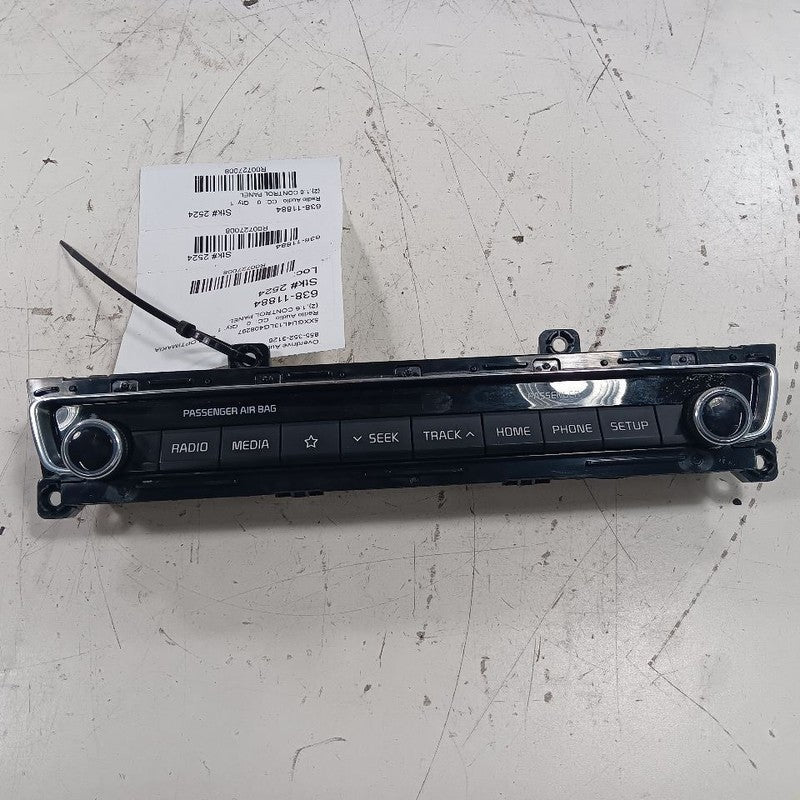 96540D5GA0WK Audio Equipment Radio Control Panel US Market Fits 19-20 Kia Optima 