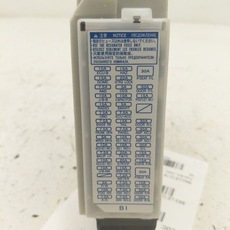Lexus IS350 Cabin Fuse Box Interior Inner Under Dash  2020 2019 2018
