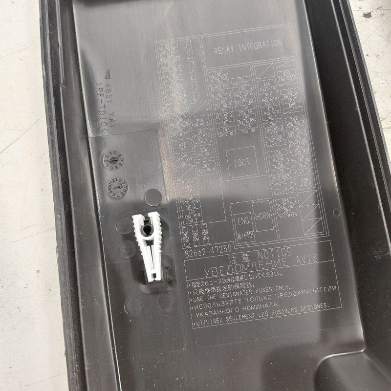 Fuse Box Engine Toyota Prius VIN Fu 7th And 8th Digit 19-22 Toyota Pri
