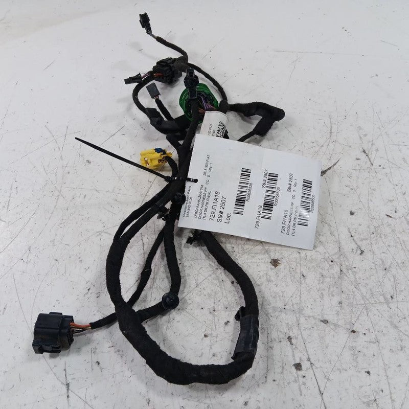 Fiat 500 Door Harness Wire Wiring Right Passenger Front 2018 OEM