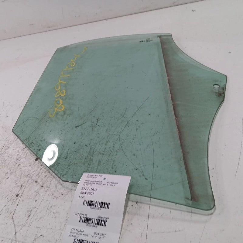 Fiat 500 Driver Left Front Door Window Glass 2018 OEM
