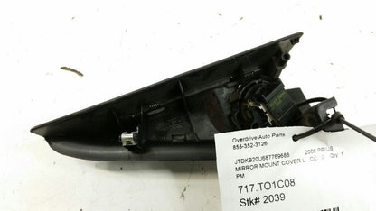 2008 Toyota Prius Mirror Mount Cover Door Trim Left Driver 2005 2006 2007