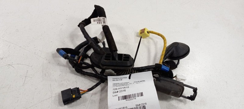 Hyundai Elantra Door Harness Wire Wiring Right Passenger Front 2013 20