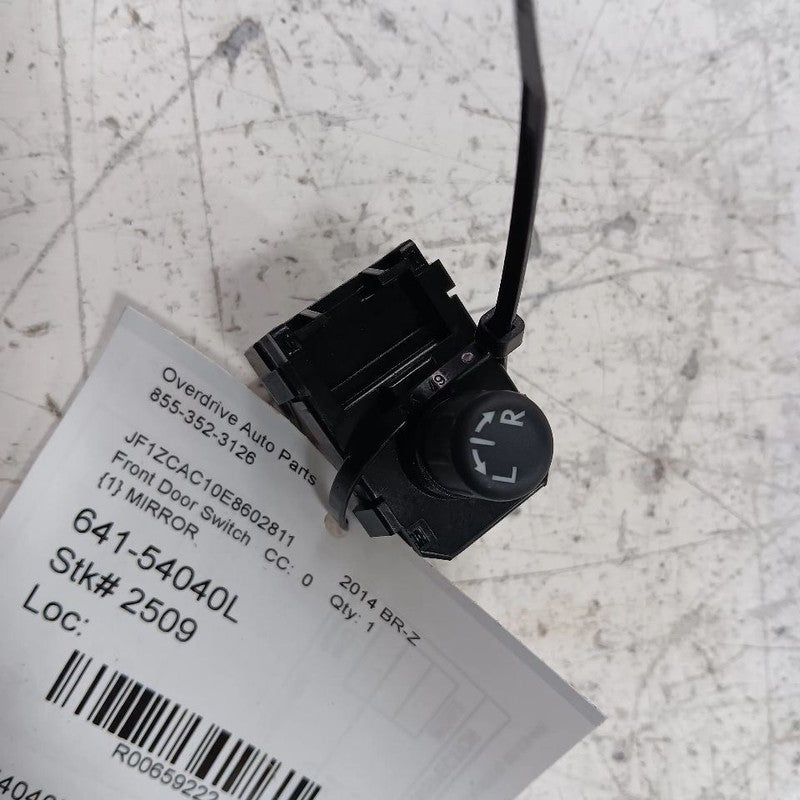 Driver's Front Door Mirror Switch Fits 13-20 Subaru BRZ