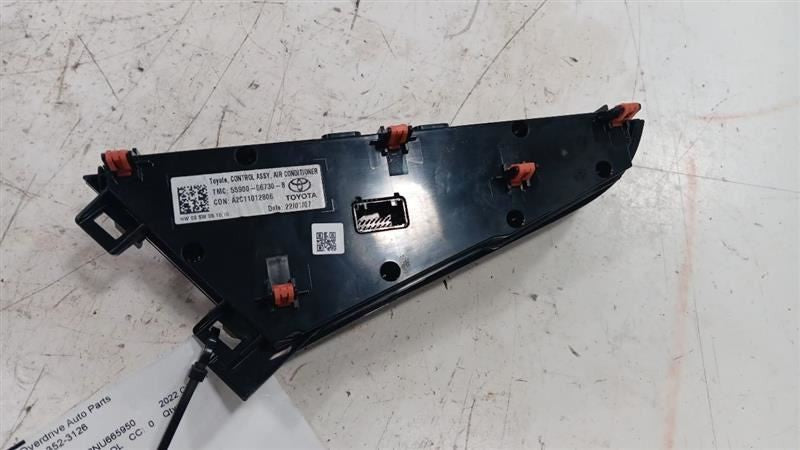 5590006730 Temperature Control Heat Heater AC Switch Screen Controller Fits 18-19 CAMRY