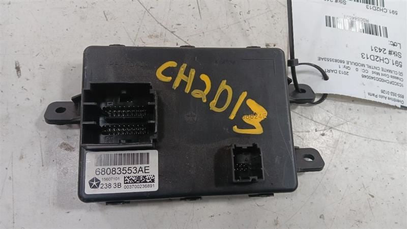 Dodge Dart Climate Control Module Chassis ECM 544531 2013 2014 2015 2016