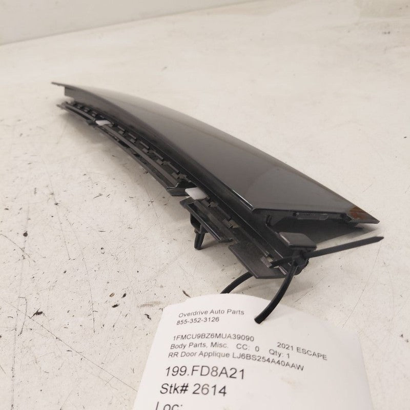 Ford Escape Passenger Right Rear Door Applique Molding {LJ6BS254A40AAW