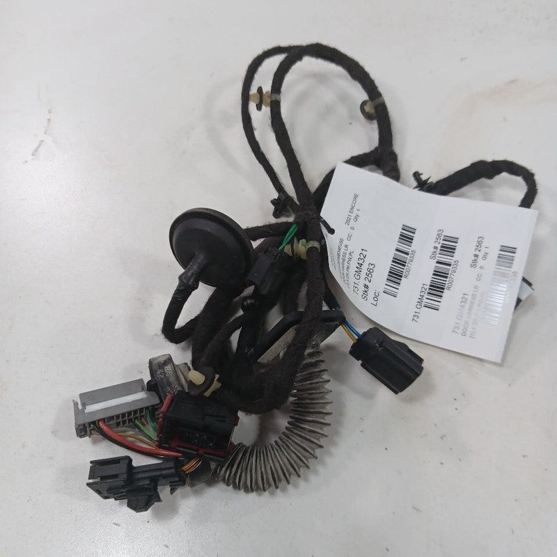 Buick Encore Door Harness Wire Wiring Left Driver Rear  2022 2021 2020 2019 2018