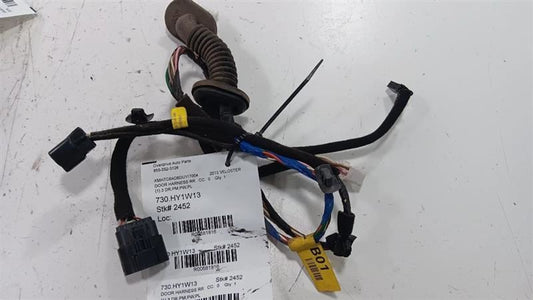 Hyundai Veloster Door Harness Wire Wiring Right Passenger Rear  2012 2013 2014 2