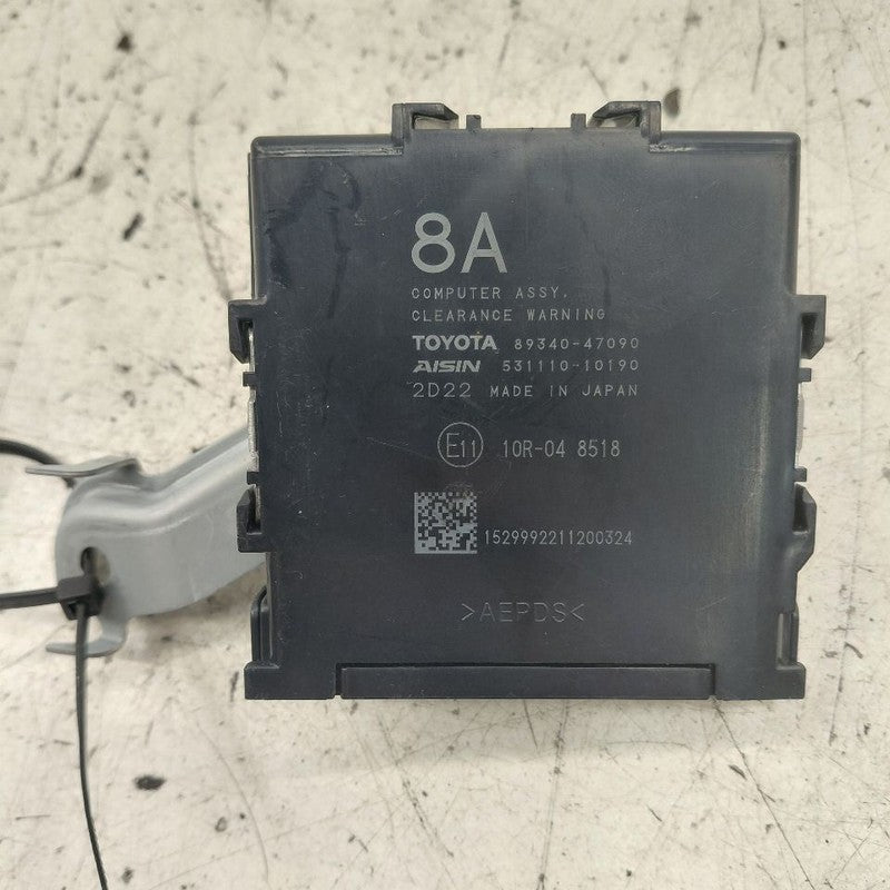 Toyota Prius Park Assist Control Module {8934047090} 2022 2021 2020