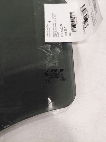 Left Rear Door Glass Window Privacy Tint Fits 14-19 Kia Soul