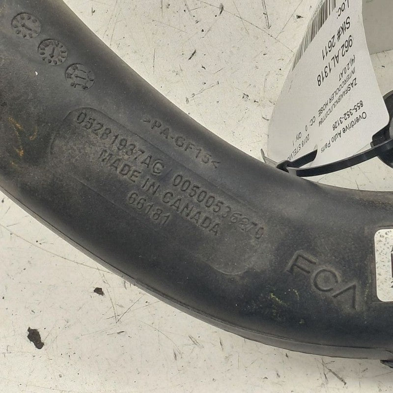 Alfa Romeo Stelvio Turbo Super Charger Inter Cooler Hose Line Tube  20