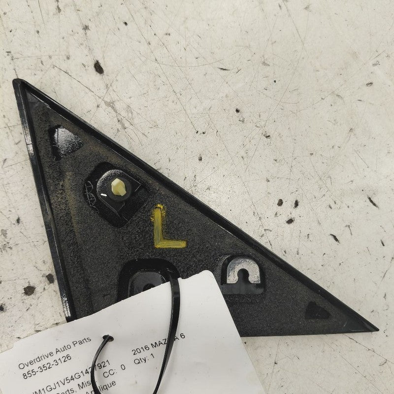 Mazda 6 Driver Left Front Mirror Applique  2016 2015 2014