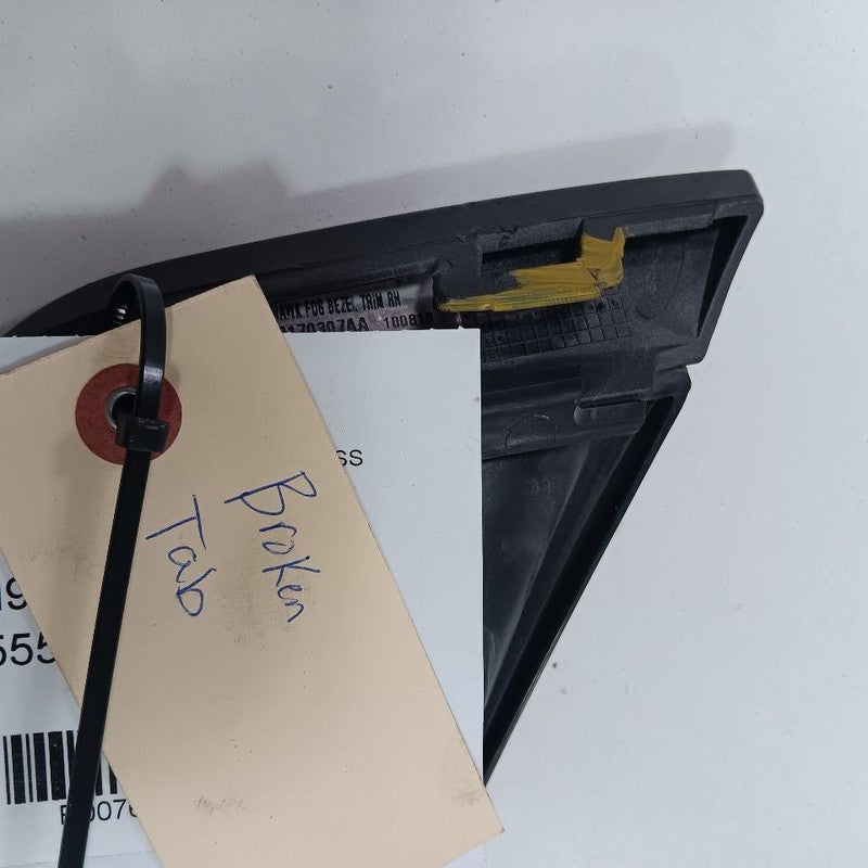 Jeep Compass Front Bumper Fog Light Insert Trim Bezel Right Passenger Side  2018