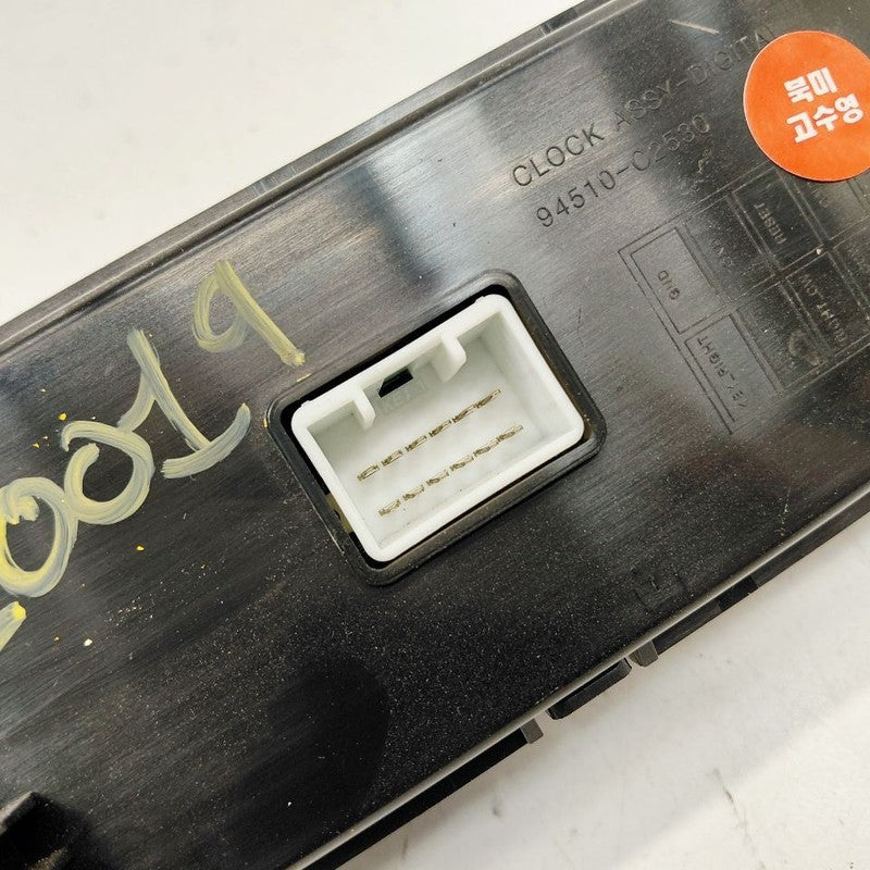 Control Panel Clock ID 94510C2530 Fits 15-17 Hyundai Sonata OEM