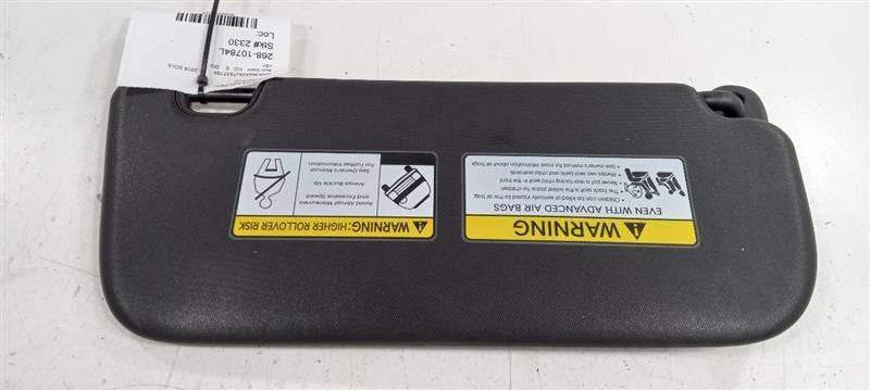 Driver Left Sun Visor Shade Model Illuminated Without Sunroof 14-19 Ki