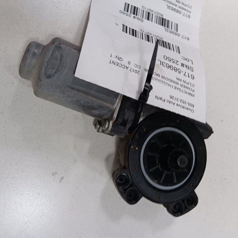 Left Rear Power Window Motor Fits 12-17 Hyundai Accent OEM