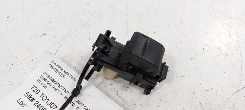 Toyota Camry Power Window Switch Right Passenger Front 2007 2008 2009 