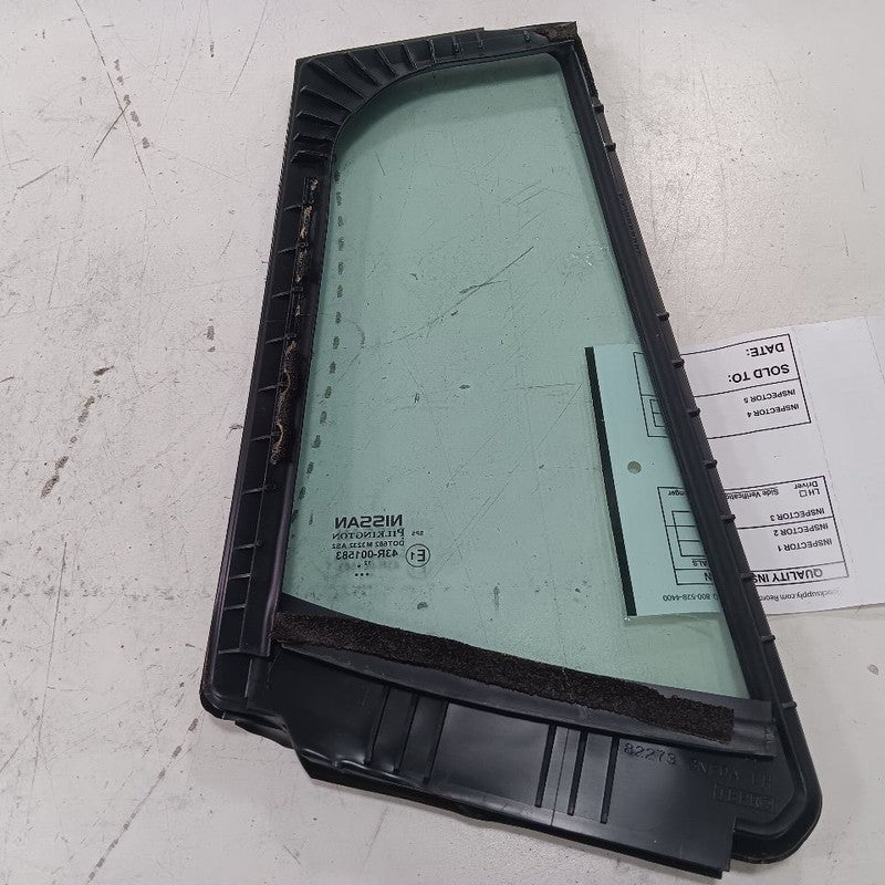 Driver Left Rear Door Vent Window Glass Fits 13-17 Nissan LEAF OEM