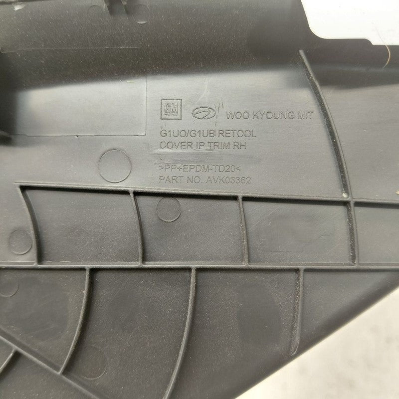 Chevy Trax Dash Side Cover Right Passenger Trim Panel  2022 2021