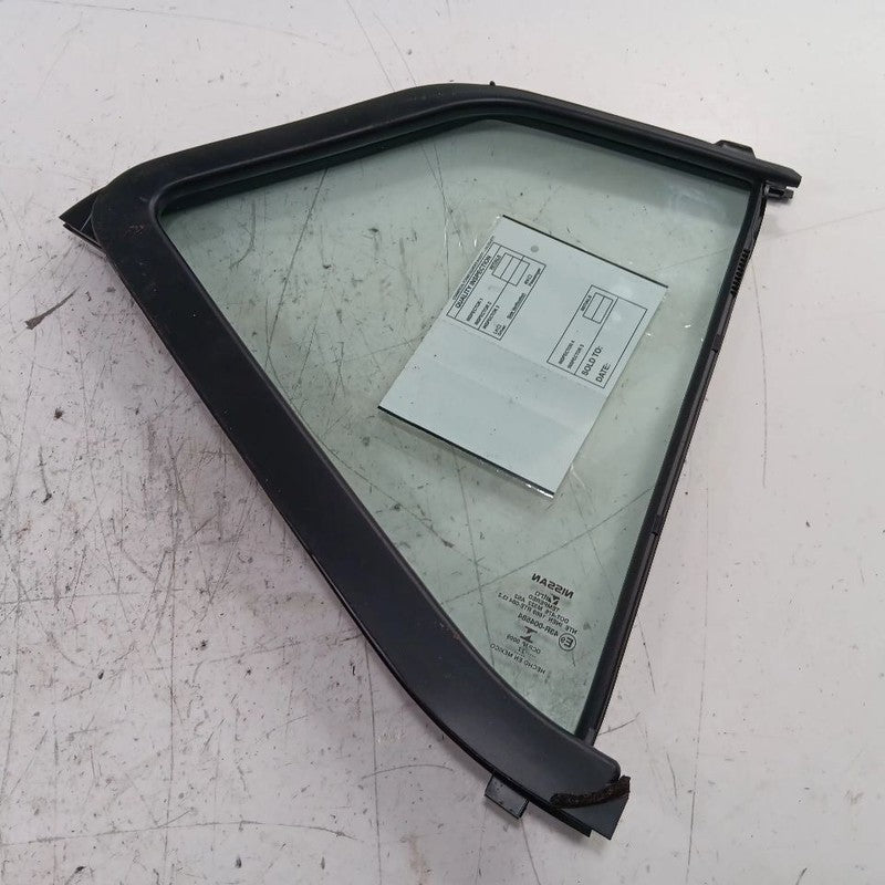 Left Rear Door Vent Window Glass Fits 18-23 Nissan Kicks
