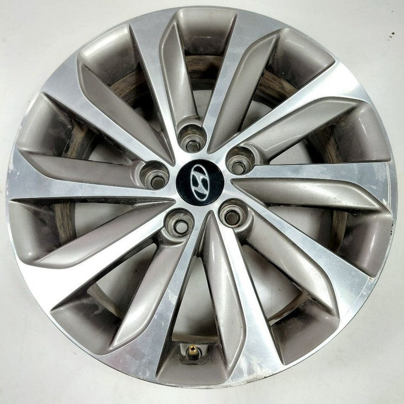 Wheel 17x7 Exposed Lug Nuts 10 Spoke Alloy Directional Fits 15-17 SONA